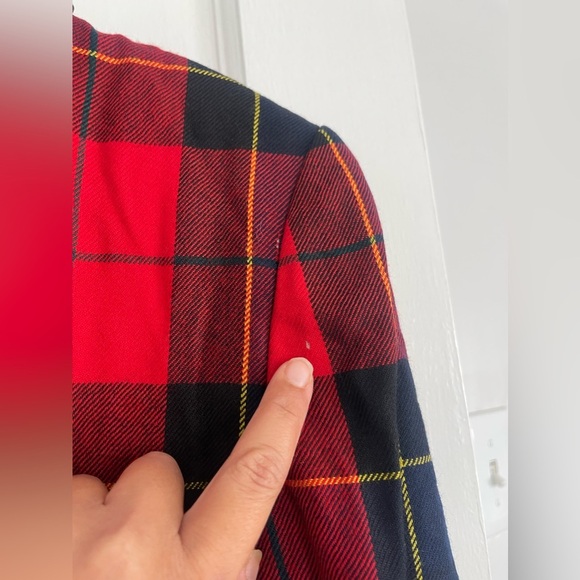 Vintage Escada by Margaretha Ley plaid women’s blazer - Picture 7 of 9